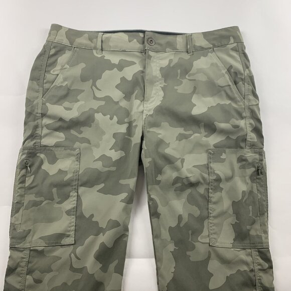 Prana Green Camouflage Halle Cargo Jogger Pant 14 - Picture 3 of 9